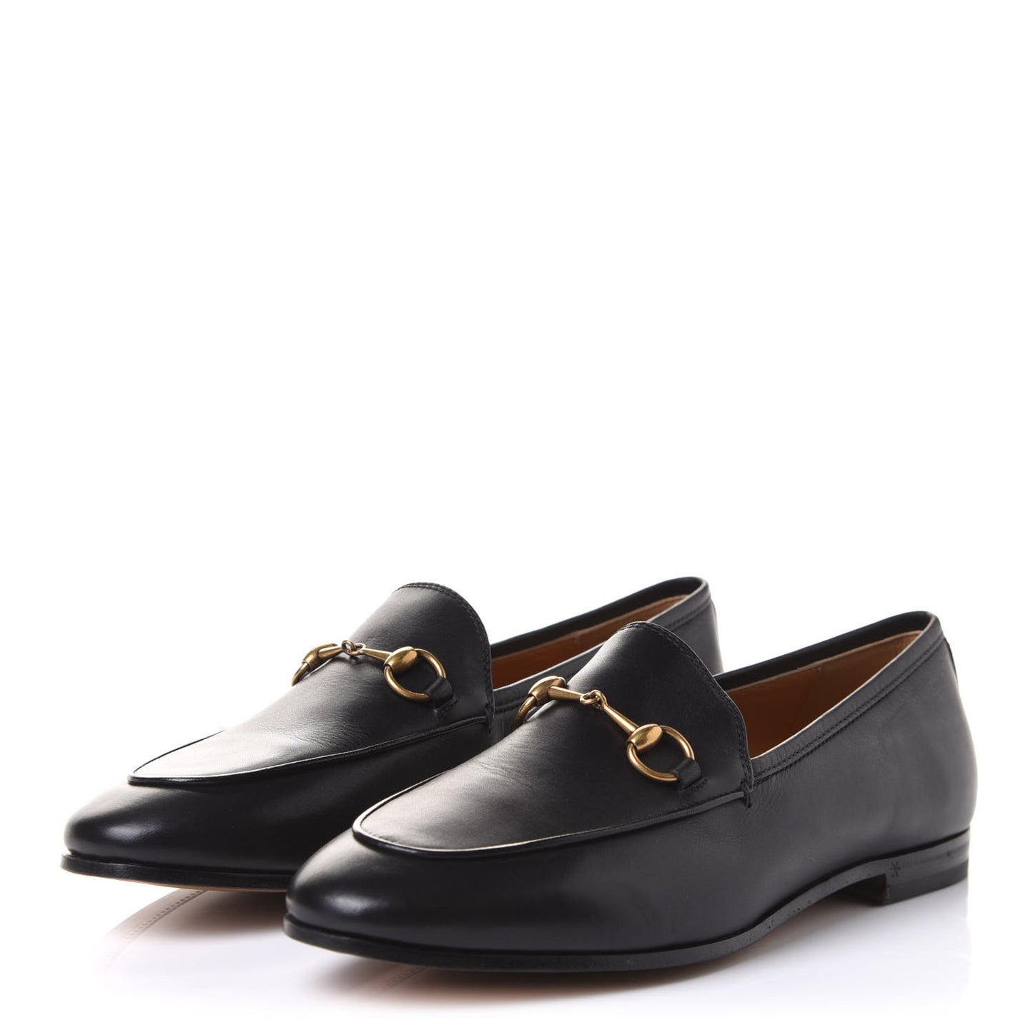 Calfskin Womens Jordaan Loafers 38 Black