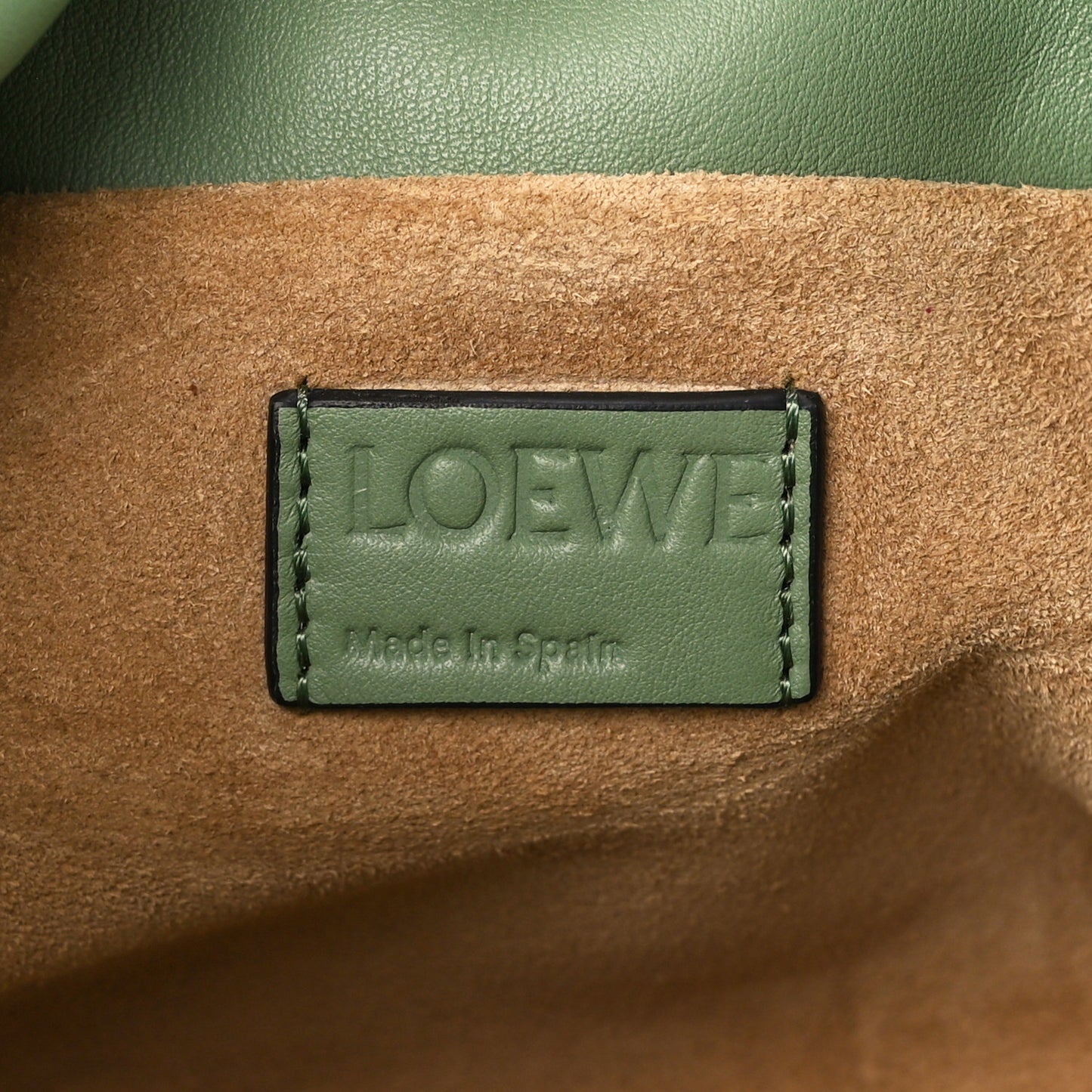 Calfskin Mini Flamenco Knot Clutch Rosemary