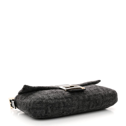 Fendi Wool Zucca Baguette Grey 4 of 13