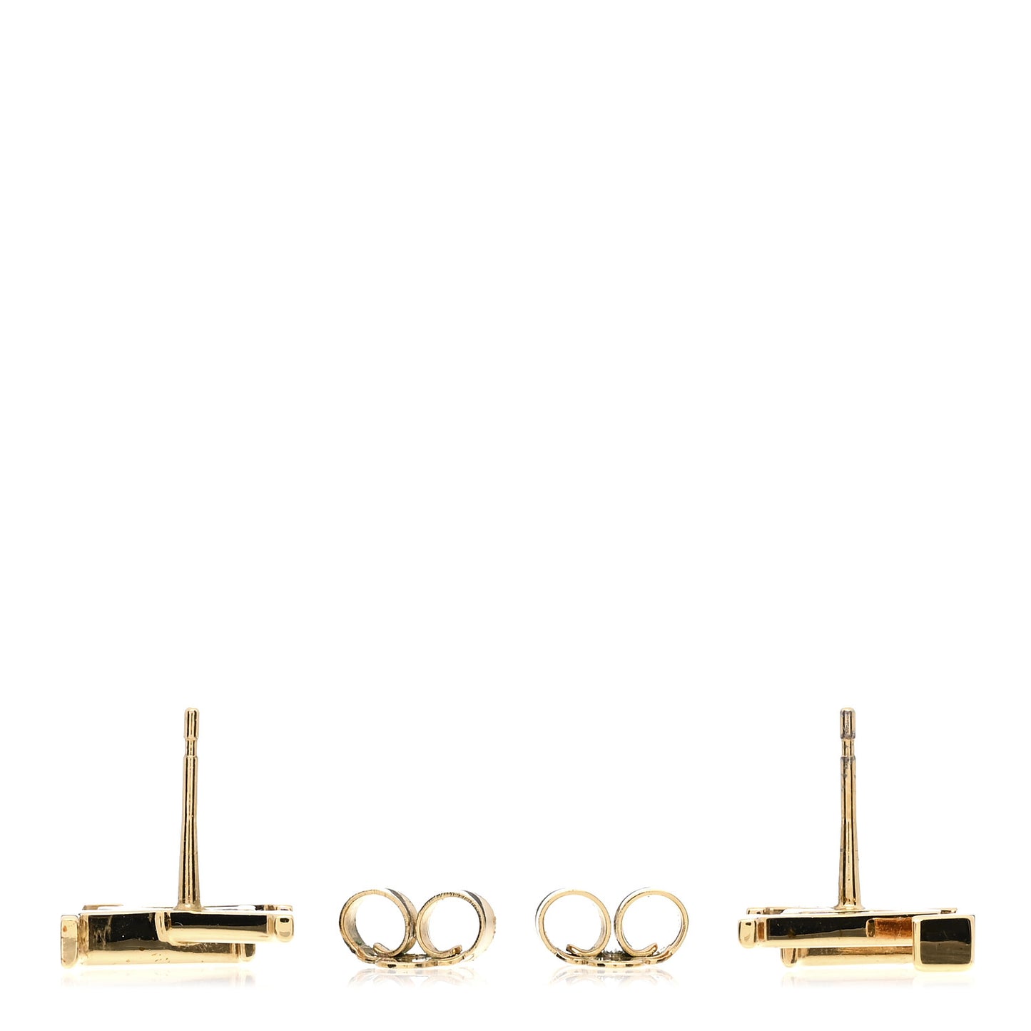 Metal LV Iconic Earrings Gold
