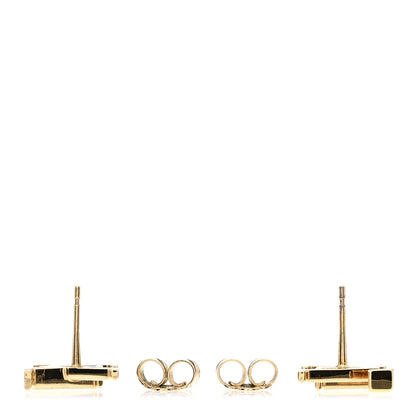 Louis Vuitton Metal LV Iconic Earrings Gold 3 of 4