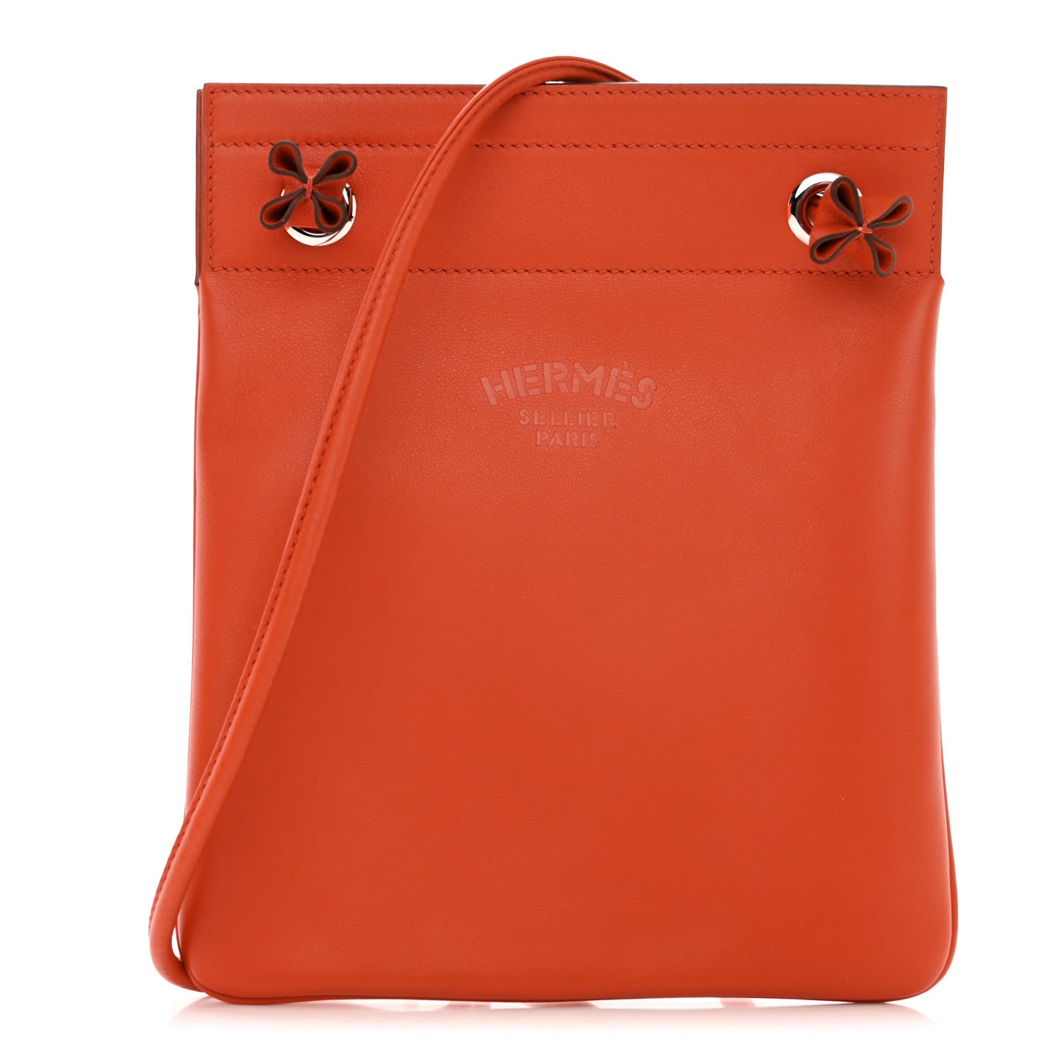 Hermes Milo Lambskin Swift Mini Aline Terre Battue 1 of 11