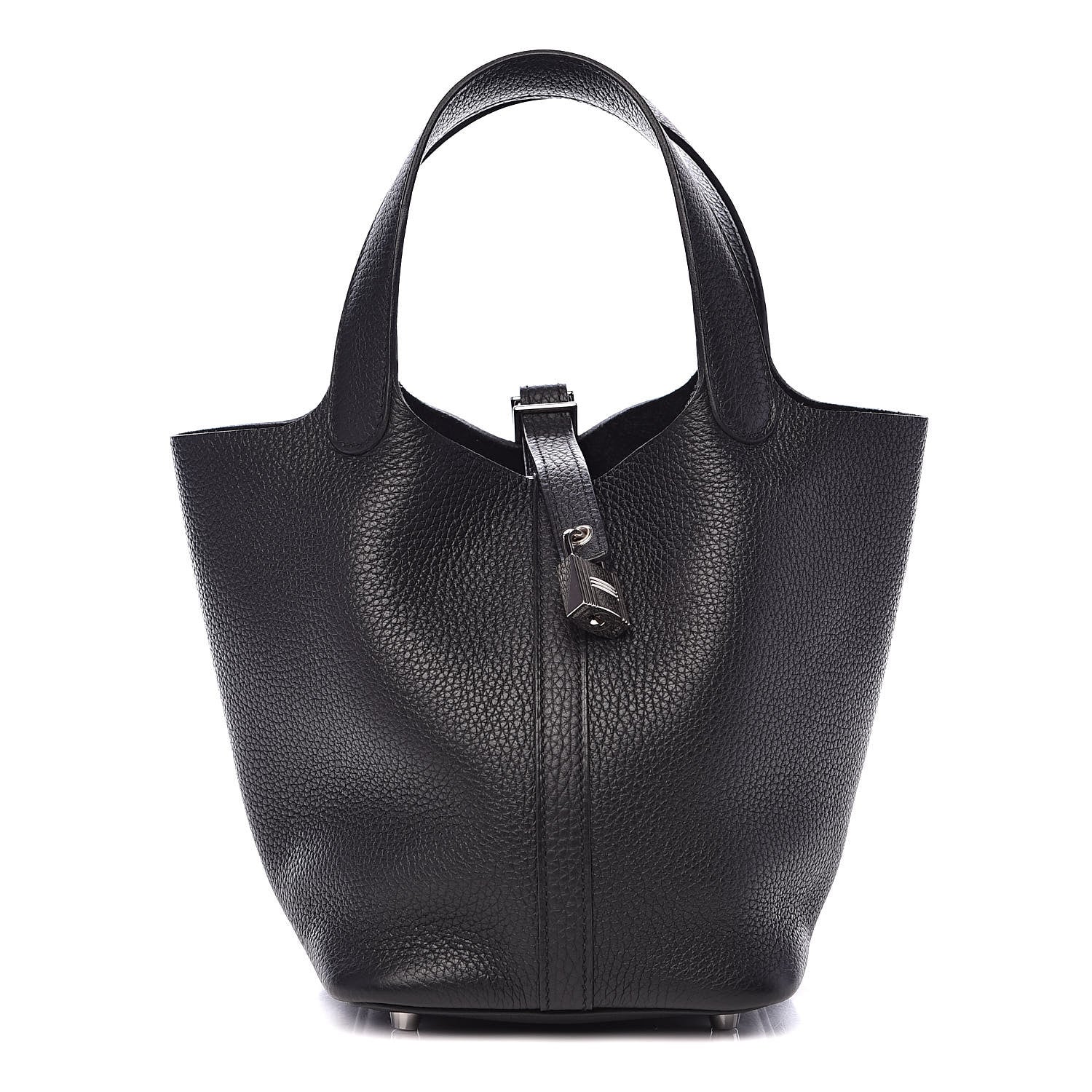 Hermes Taurillon Clemence Picotin Lock 18 PM Black 1 of 10