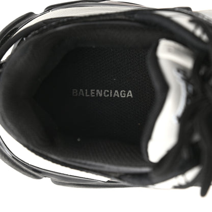 Balenciaga Rubber Mesh Bi-Color Womens Track.2 Open Sneakers 38 Black White 7 of 8