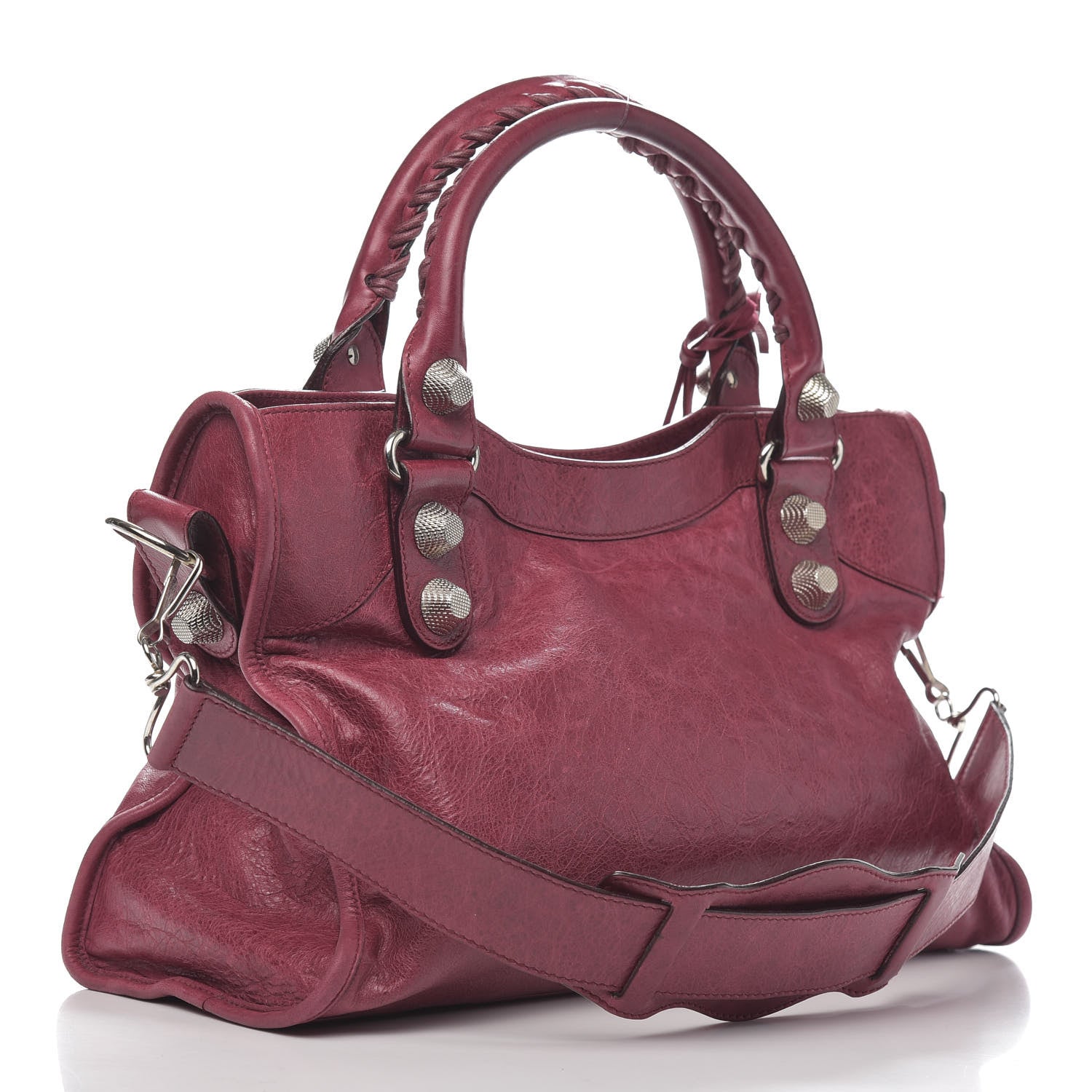 Balenciaga Agneau Giant 21 Silver Hardware City Cassis 3 of 13