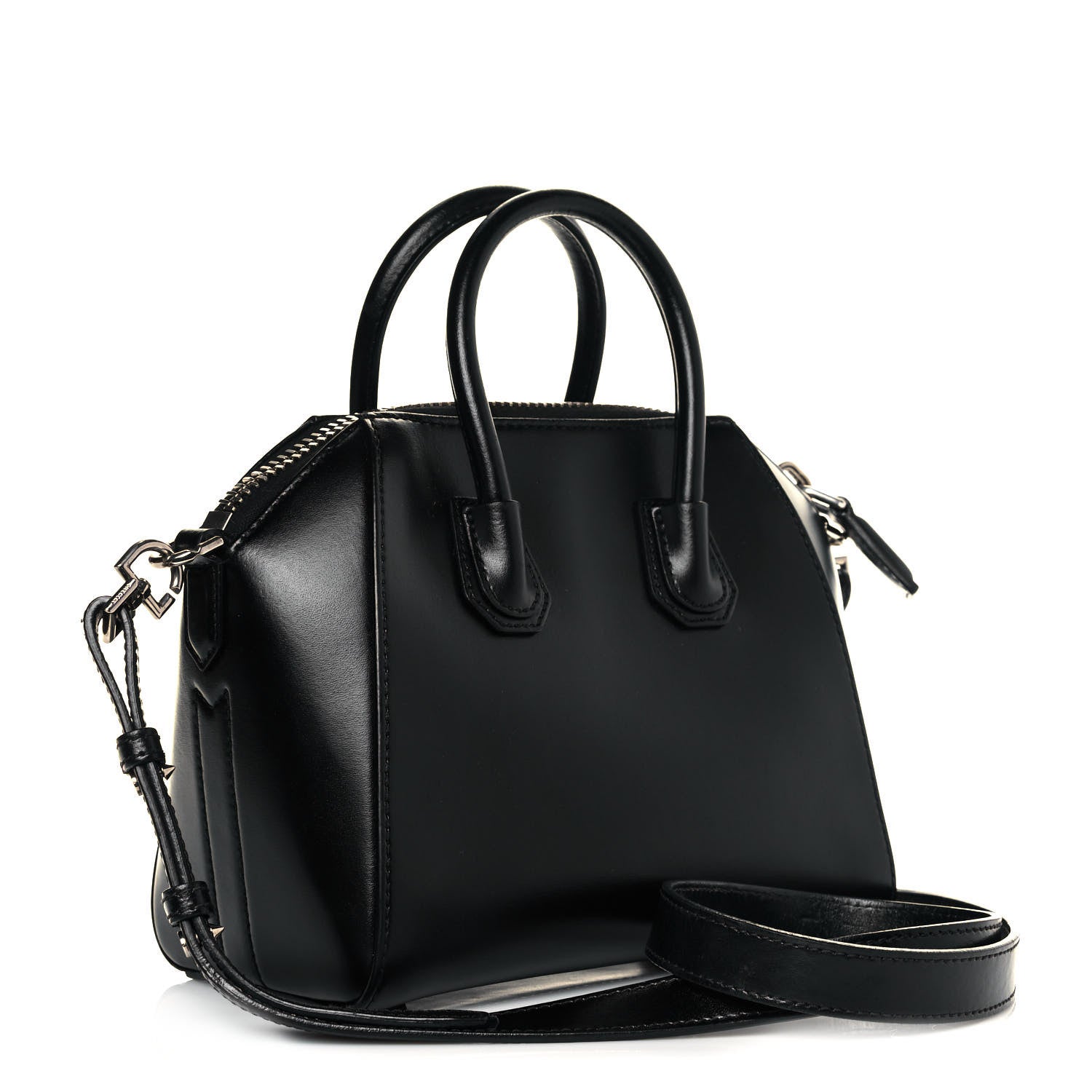 Givenchy Shiny Lord Calfskin Mini Antigona Black 3 of 9