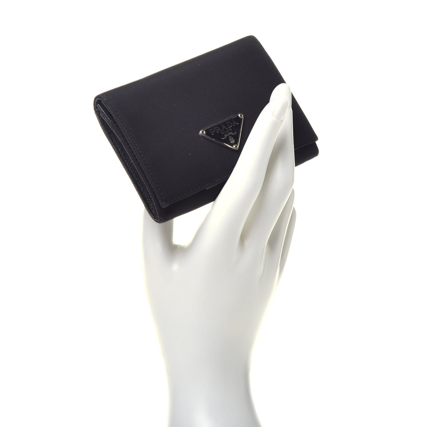 Tessuto Nylon Card Holder Black