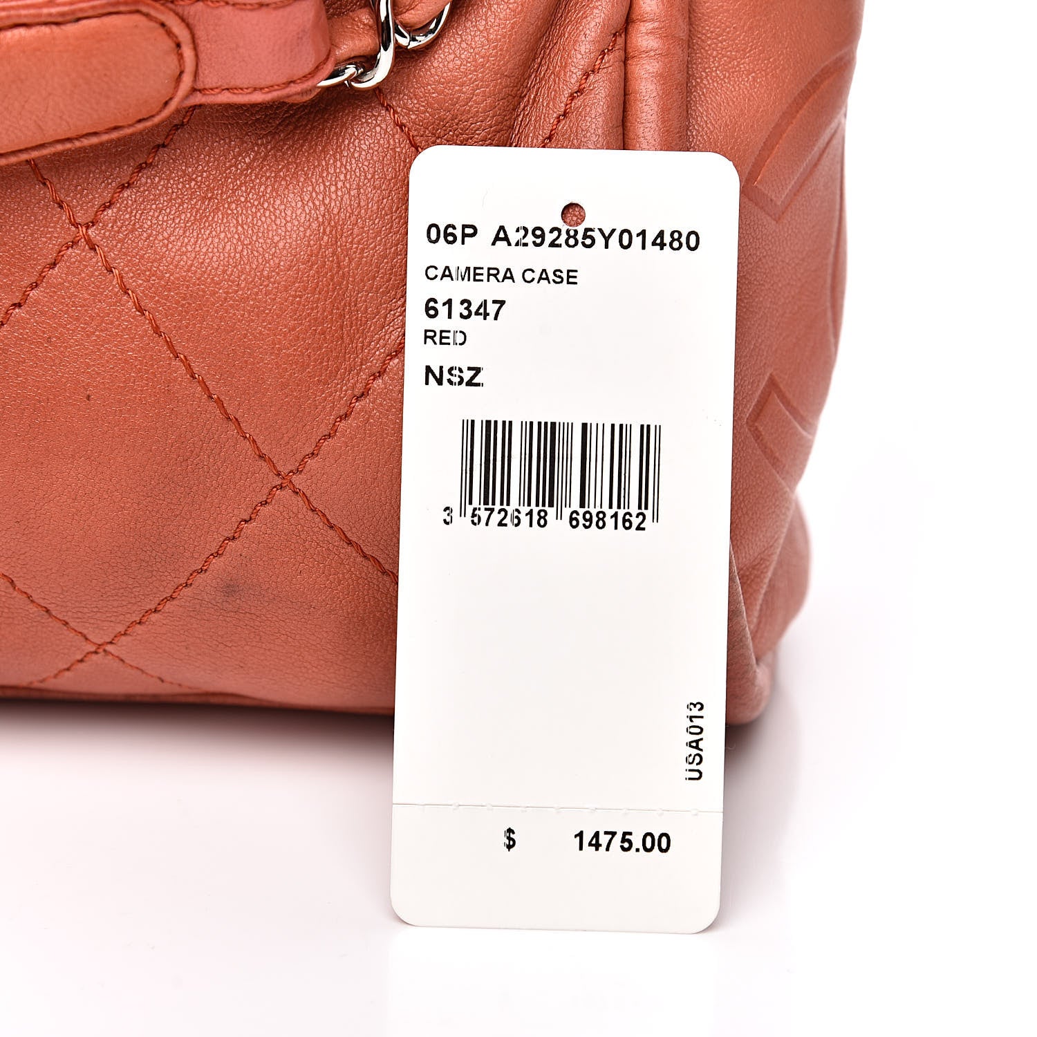 Chanel Lambskin Stitched Medium Ultimate Soft Tote Coral 13 of 19