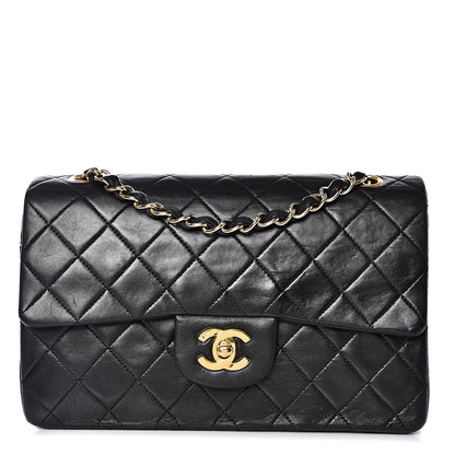 Chanel Lambskin Quilted Small Double Flap Black 1 of 12