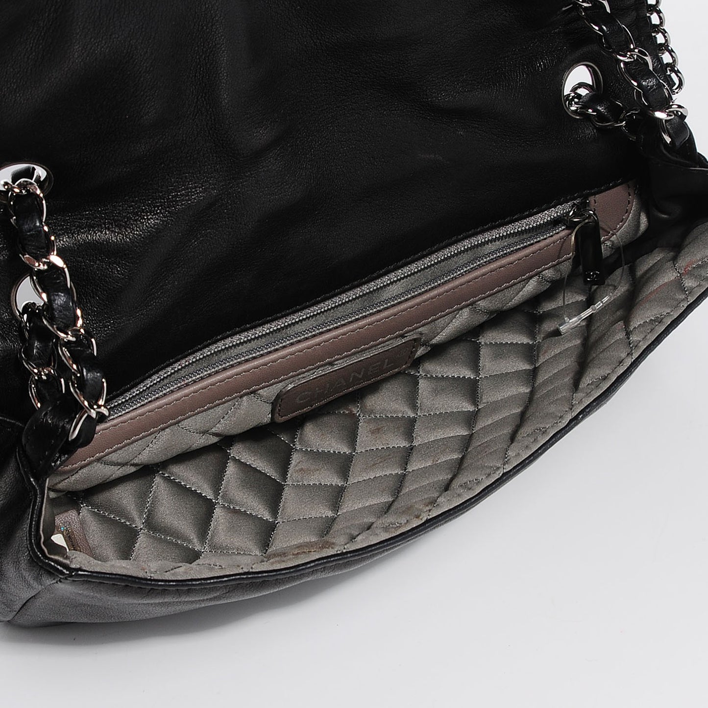 Lambskin Medium Madison Flap Black