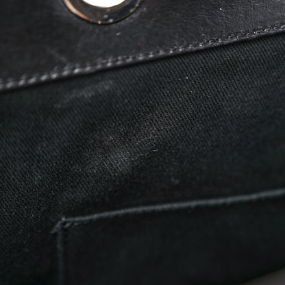 Chanel Glazed Calfskin Quilted Large CC Delivery Tote Black 14 of 17
