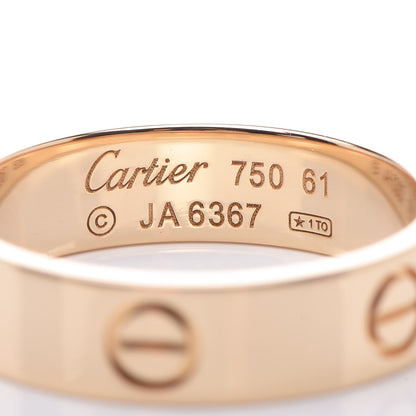 Cartier 18K Yellow Gold 5.5mm LOVE Ring 61 9.5 4 of 5