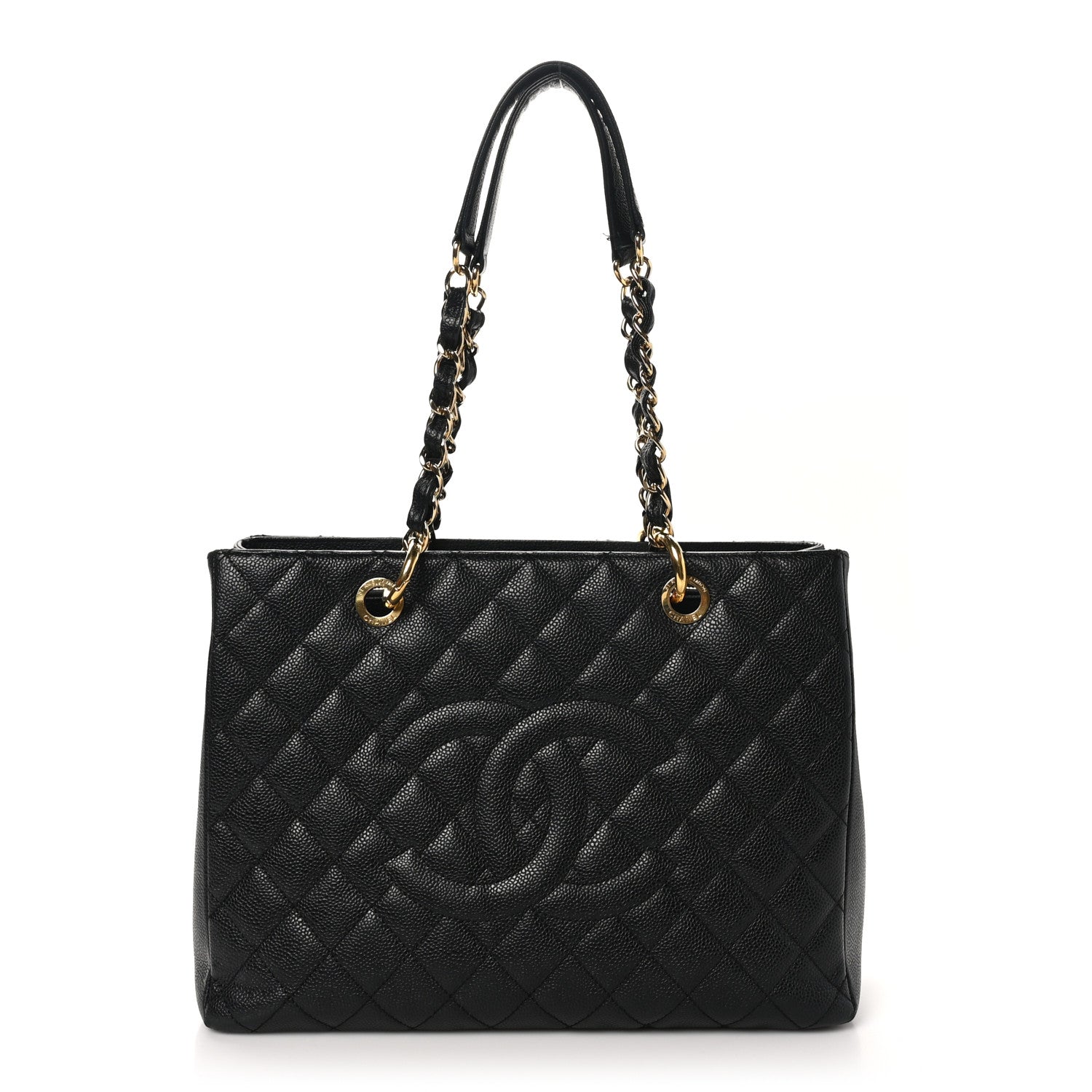 Chanel Caviar Quilted Grand Shopping Tote GST Black 1 of 12