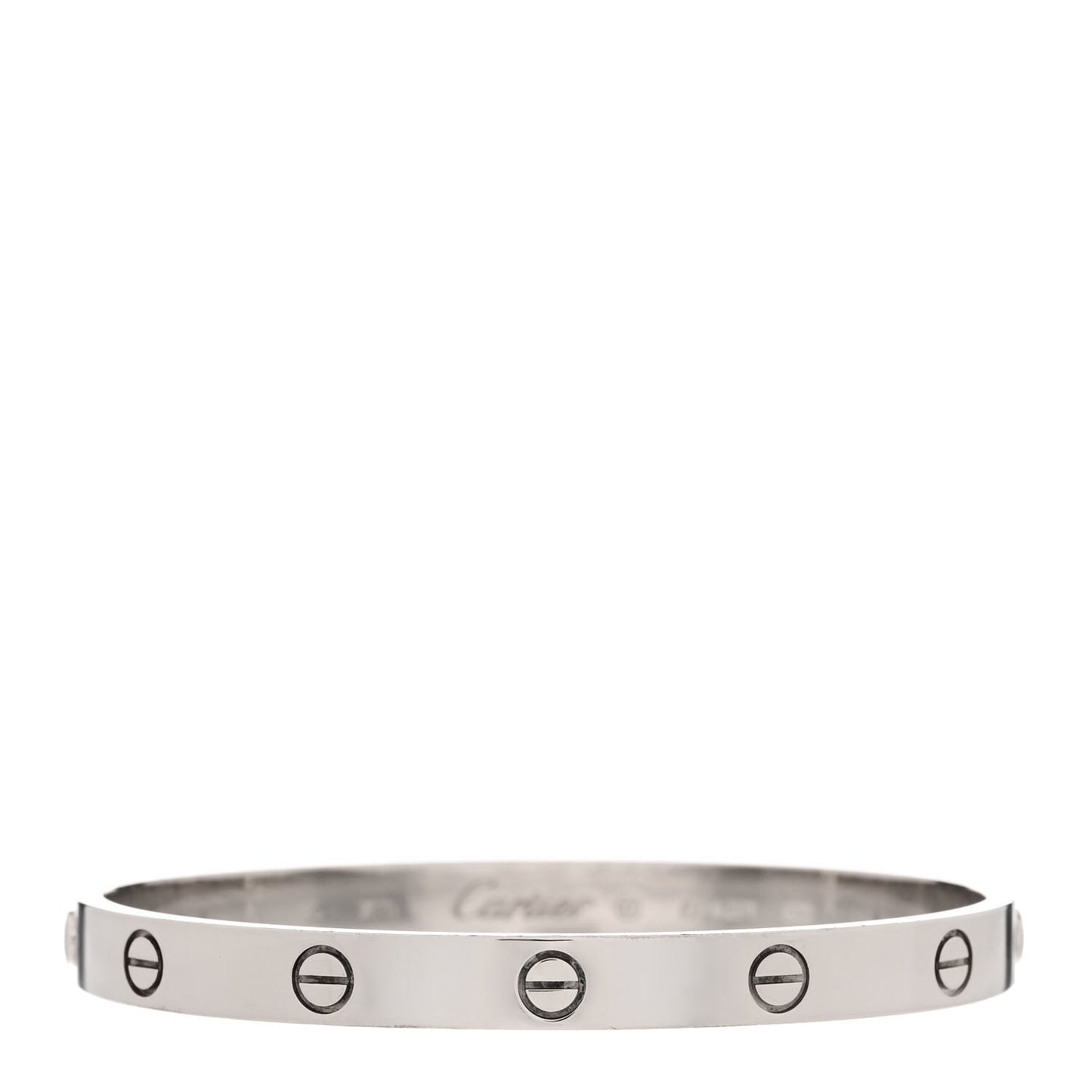 18K White Gold LOVE Bracelet 18