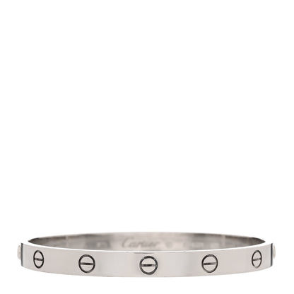 Cartier 18K White Gold LOVE Bracelet 18 2 of 4