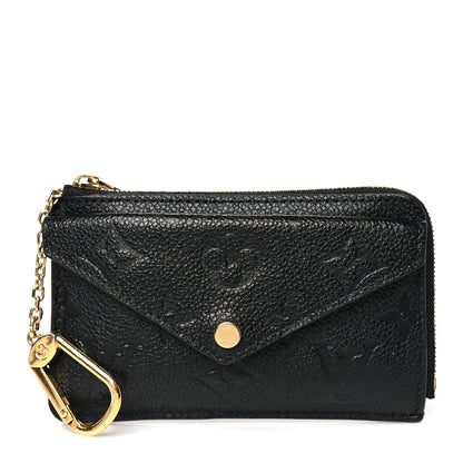 Louis Vuitton Empreinte Recto Verso Card Holder Black 1 of 6