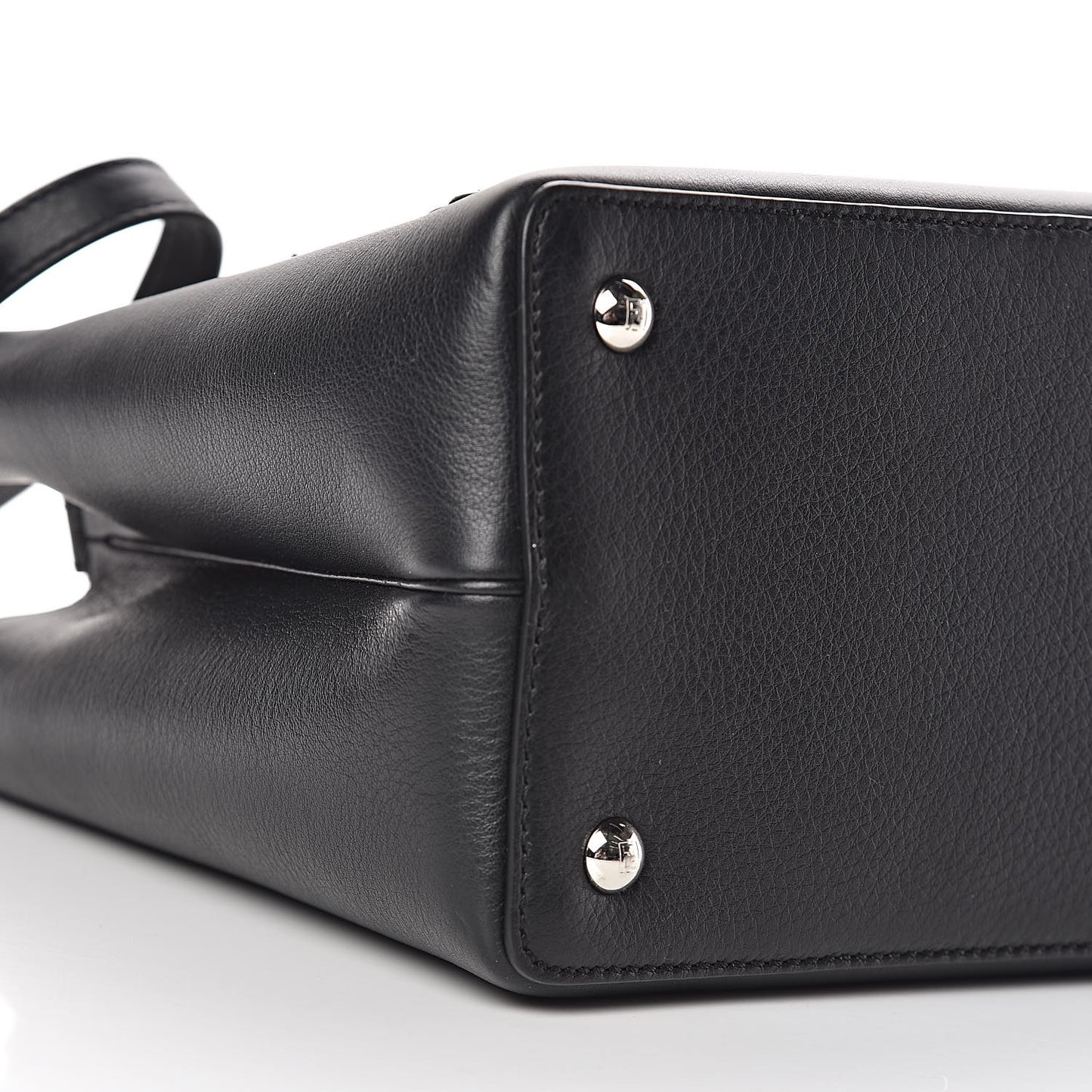 Vitello Dolce Elaphe Petite 2Jours Tote Black