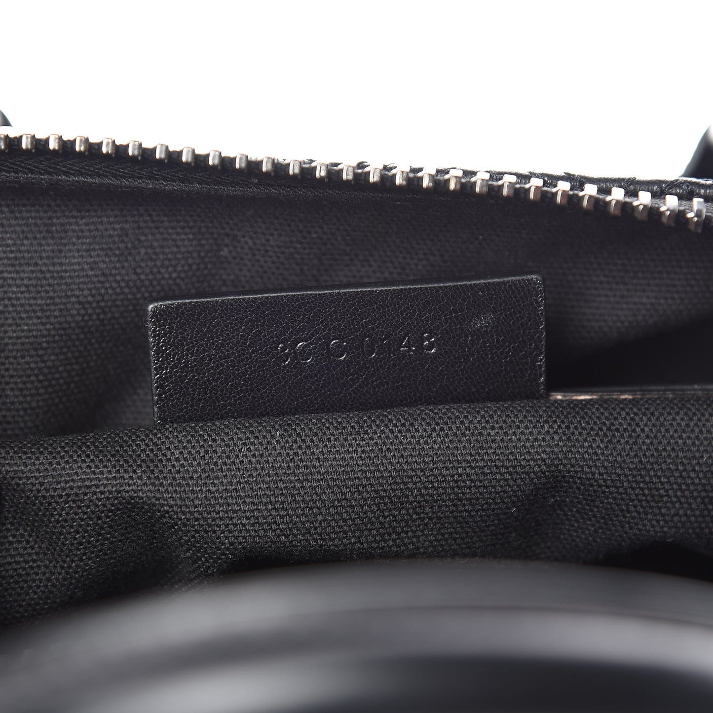 Lambskin Logo Embossed Small Studded Antigona Black