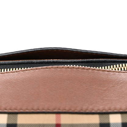 Burberry Horseferry Check Medium Alchester Bowling Bag Tan 13 of 16