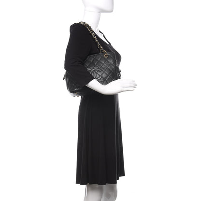 Chanel Caviar Quilted Petit Timeless Tote PTT Black 2 of 11