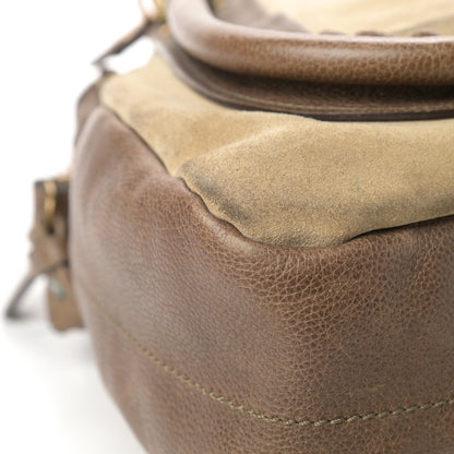 Chloe Suede Calfskin Large Paraty Khaki 9 of 17