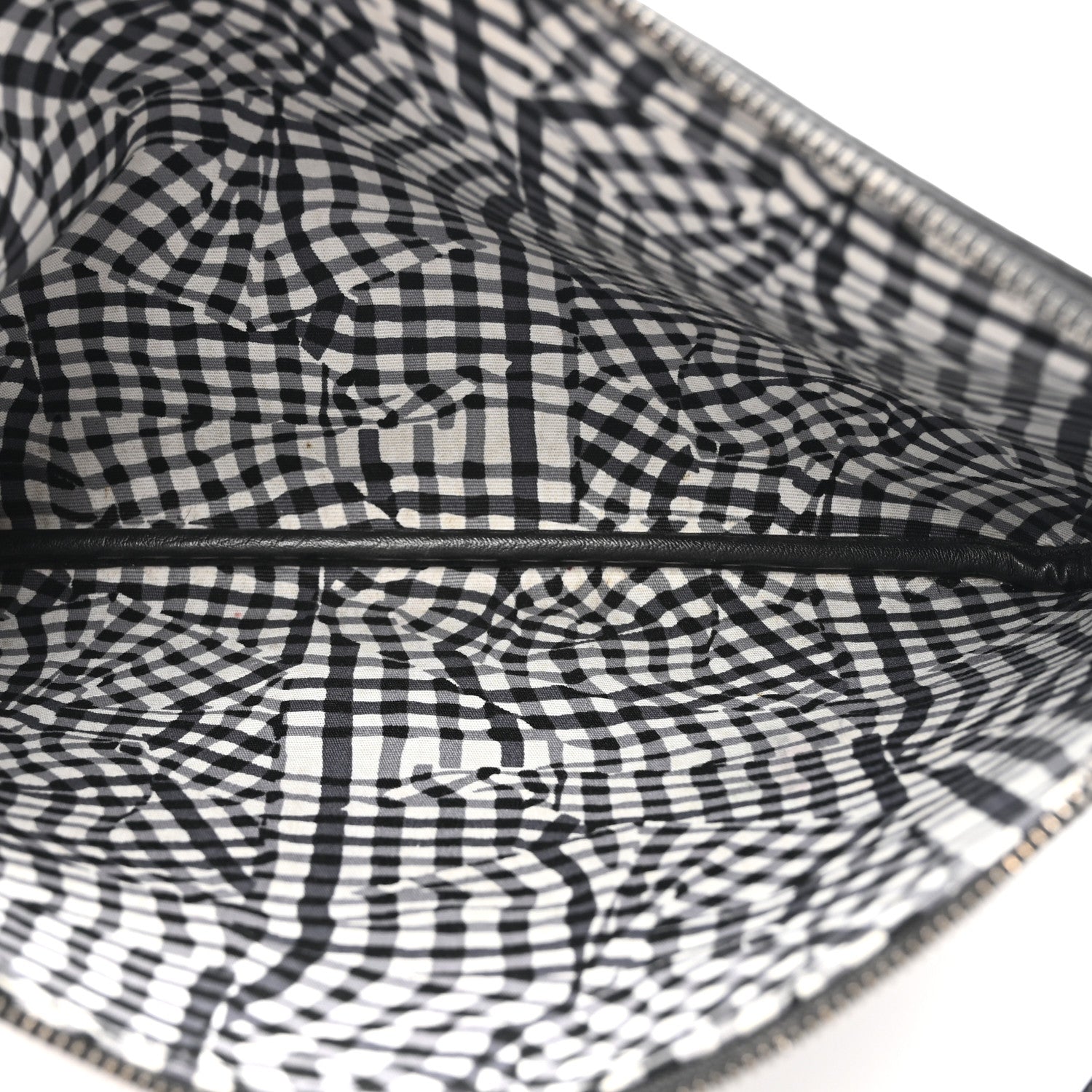 MCM Visetos Liz Shopper Tote Pouch Black 5 of 11