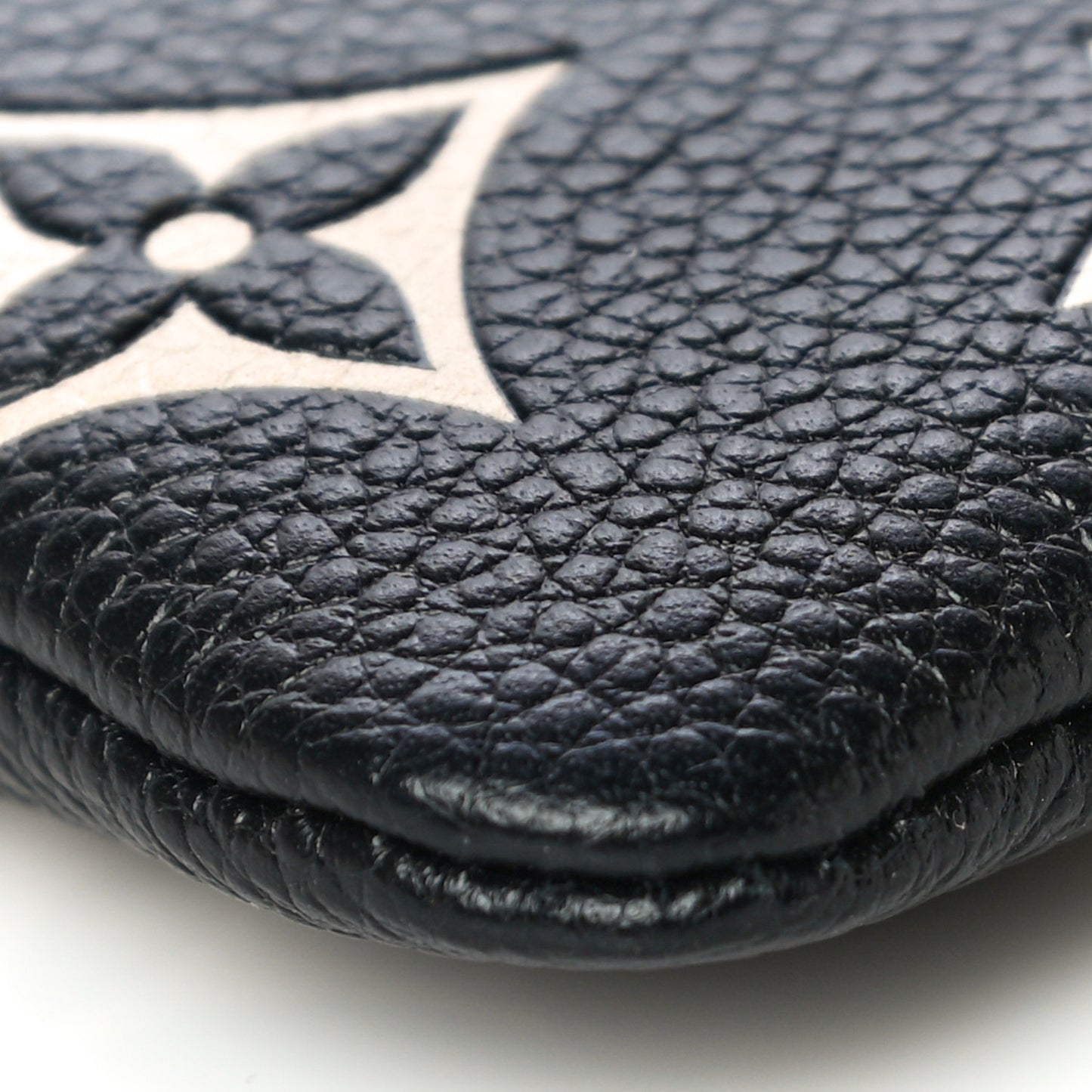 Empreinte Monogram Giant Key Pouch Black Beige