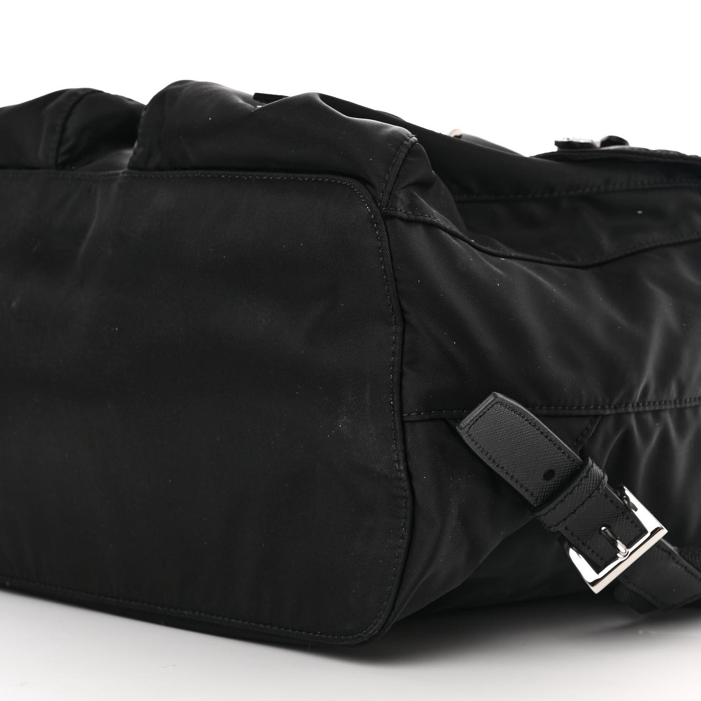 Tessuto Nylon Saffiano Vela Backpack Black