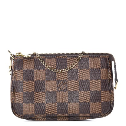 Louis Vuitton Damier Ebene Mini Pochette Accessories 1 of 11