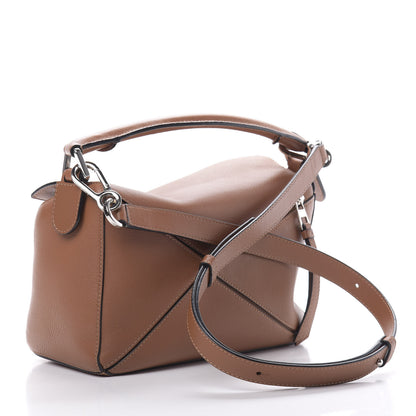Loewe Calfskin Small Puzzle Bag Tan 3 of 11
