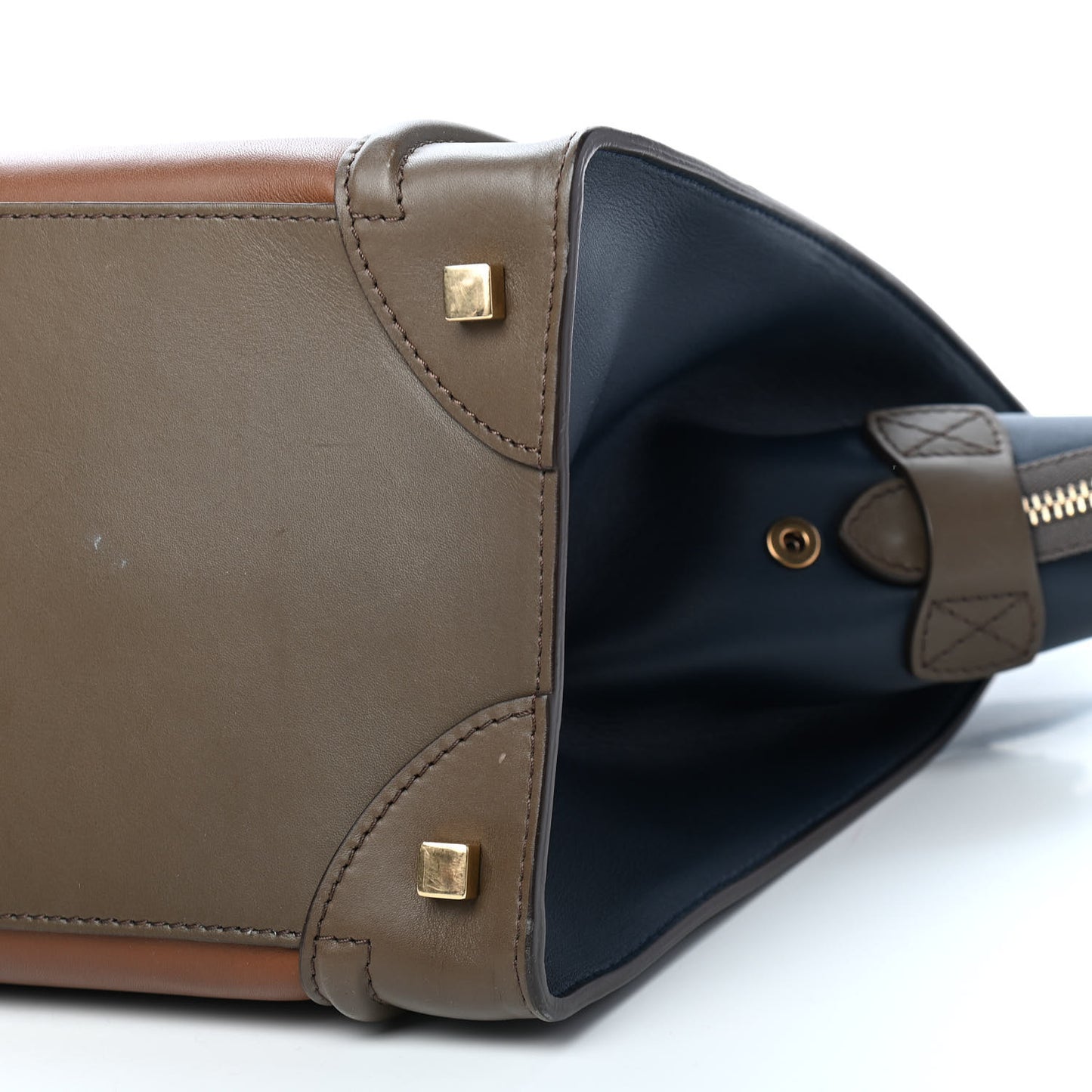Smooth Calfskin Mini Tri-Color Luggage
