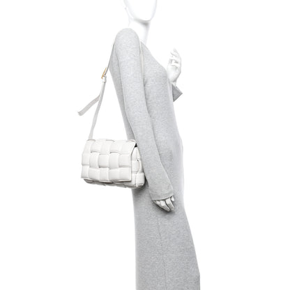 Bottega Veneta Nappa Maxi Intreccio Padded Cassette Crossbody Bag Chalk 2 of 15