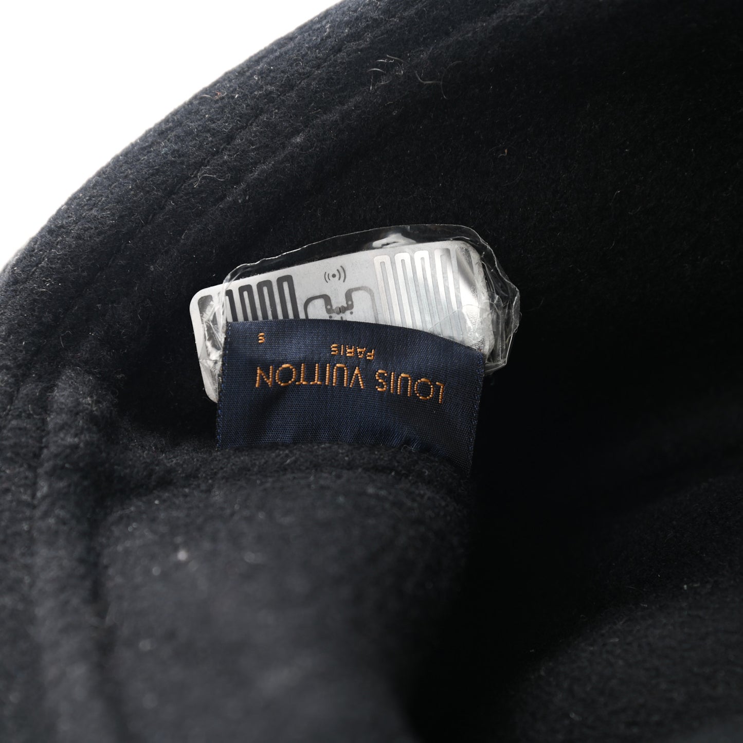 Wool Monogram Match Bucket Hat S Black White