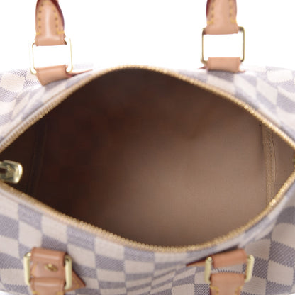 Louis Vuitton Damier Azur Speedy Bandouliere 25 7 of 9