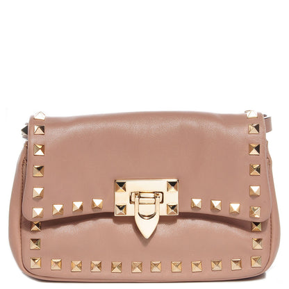 Valentino Garavani Vitello Mini Rockstud Flap Saddle Crossbody Bag Cammeo 1 of 7