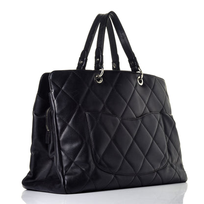 Chanel Soft Caviar Quilted CC Timeless Tote Black 3 of 9