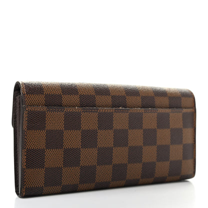 Louis Vuitton Damier Ebene Sarah Wallet NM 3 of 7