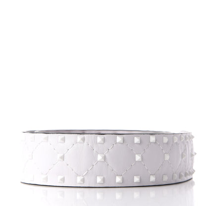 Valentino Garavani Lambskin Free Rockstud Spike Shoulder Strap Optic White 2 of 4