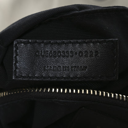 Saint Laurent Lambskin Quilted Toy Loulou Puffer Monogram Chain Satchel Crema Soft 7 of 17