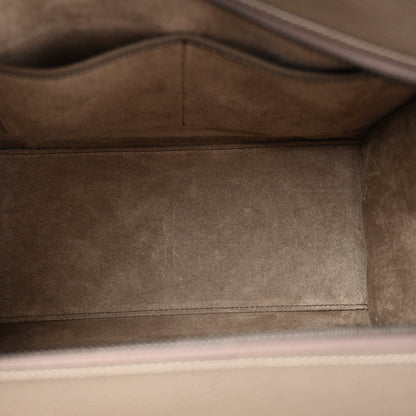 Celine Drummed Calfskin Micro Luggage Souris 5 of 10