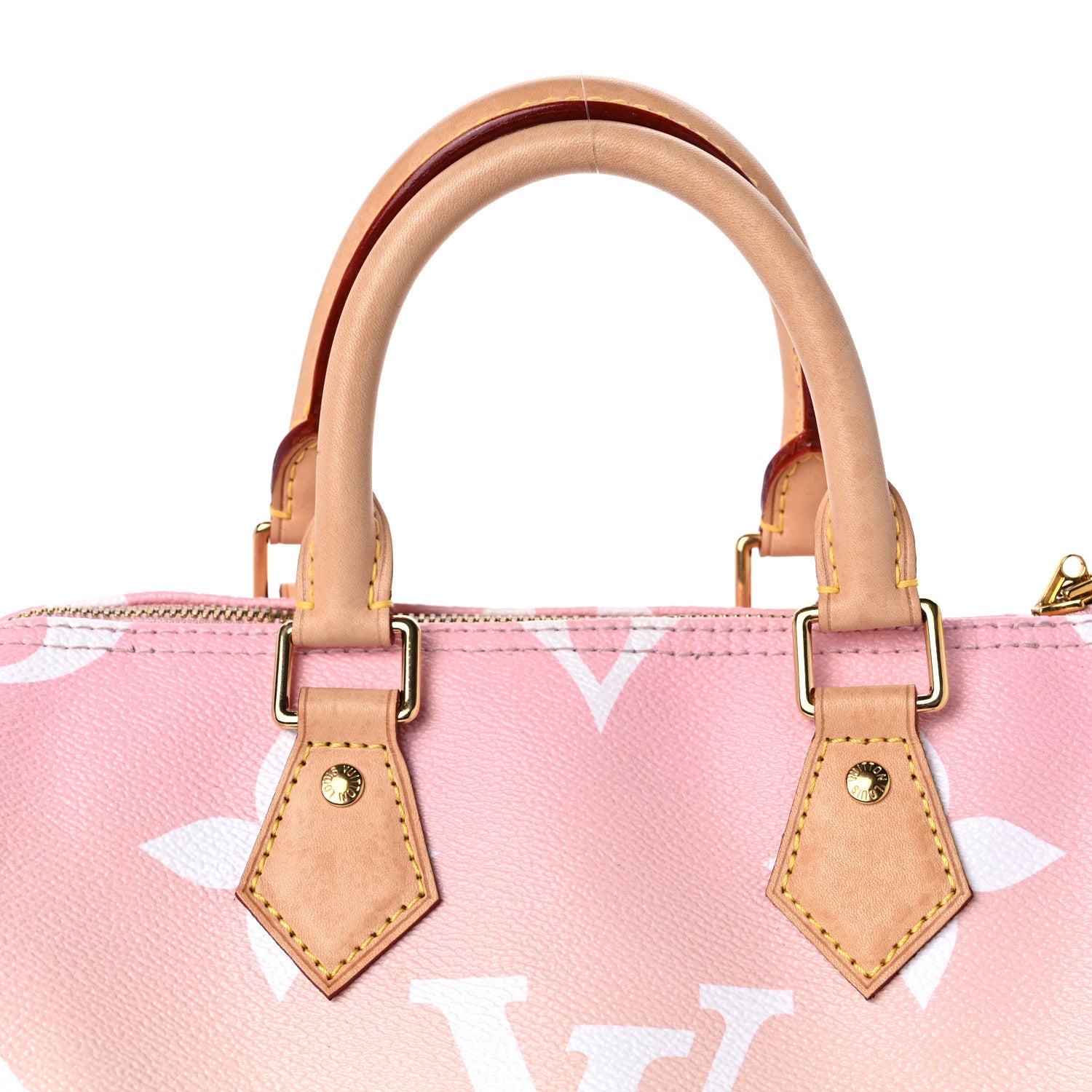 Louis Vuitton Monogram Giant By The Pool Speedy Bandouliere 25 Light Pink 13 of 15
