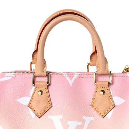 Louis Vuitton Monogram Giant By The Pool Speedy Bandouliere 25 Light Pink 13 of 15