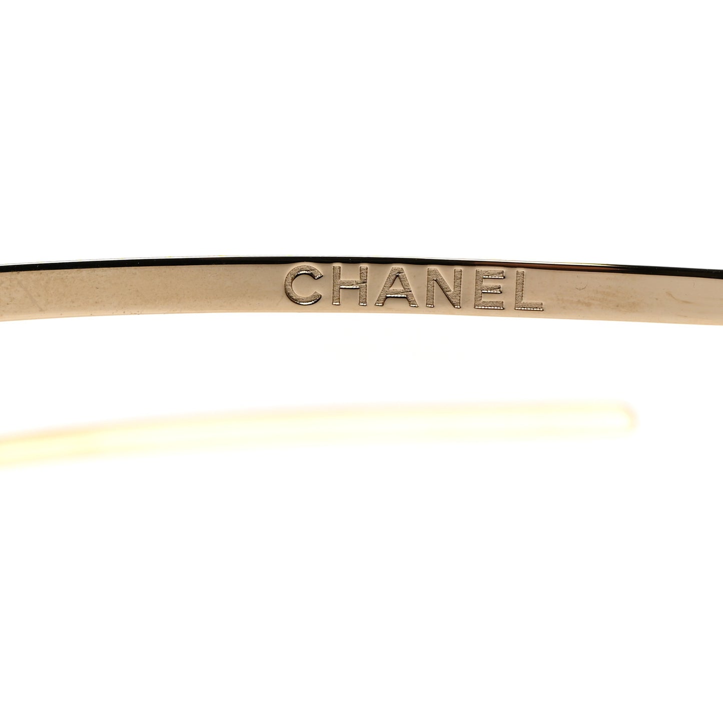 Metal CC Headband Light Gold