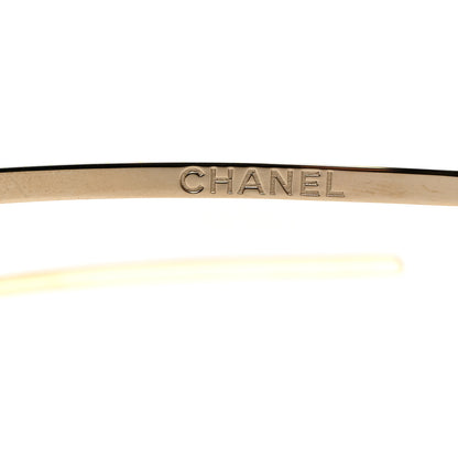 Chanel Metal CC Headband Light Gold 3 of 5