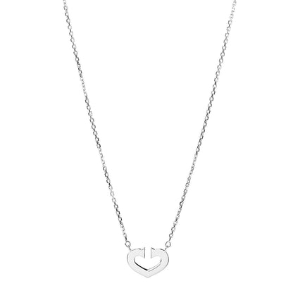 Cartier 18K White Gold Medium Hearts and Symbols Necklace 1 of 6