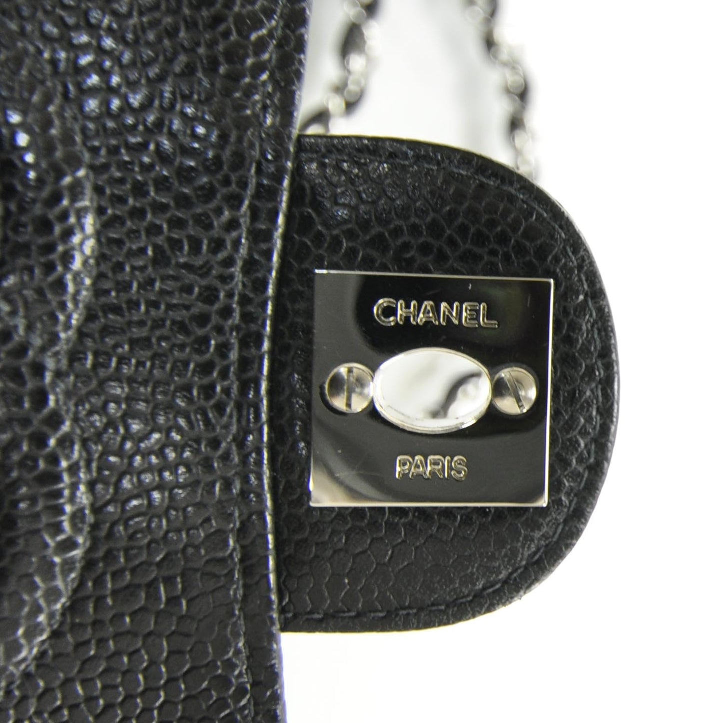 Caviar Quilted Mini Flap Black SHW
