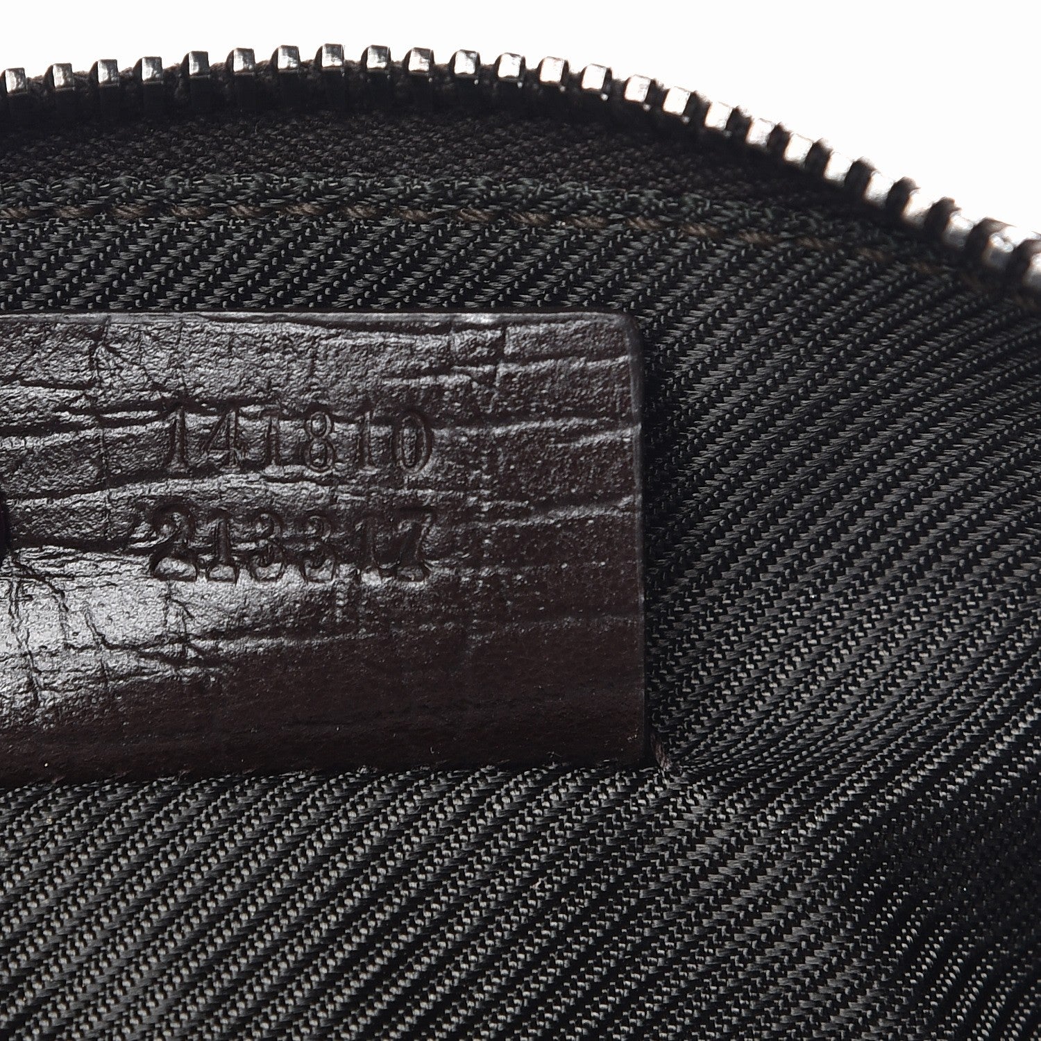 Gucci Coated Canvas Monogram Cosmetic Case Dark Brown 7 of 9