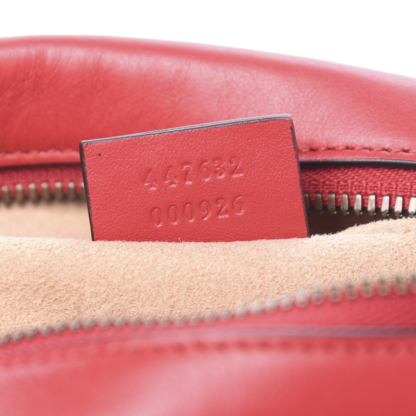 Calfskin Matelasse Small GG Marmont Chain Shoulder Bag Hibiscus Red