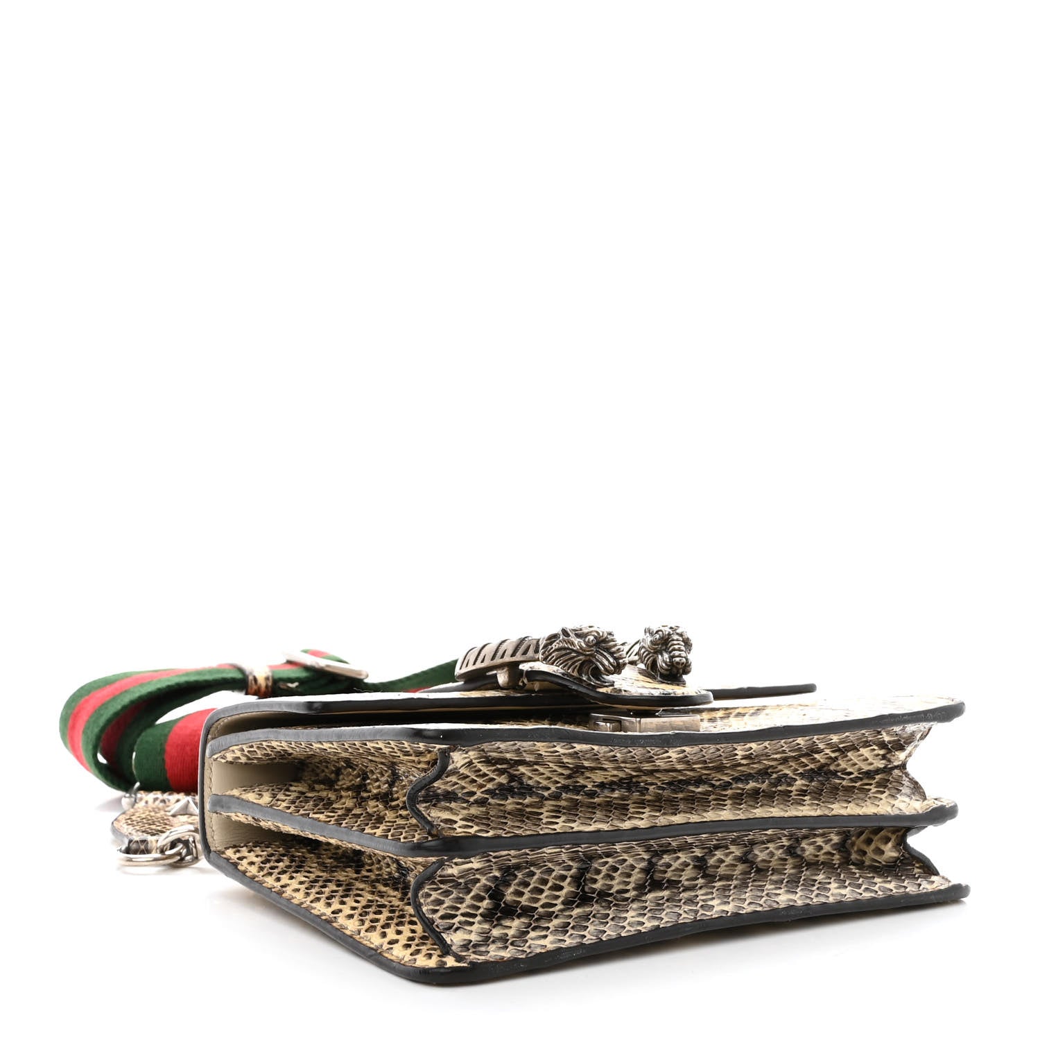 Gucci Snakeskin Bamboo Web Mini Dionysus Top Handle Bag 1388344