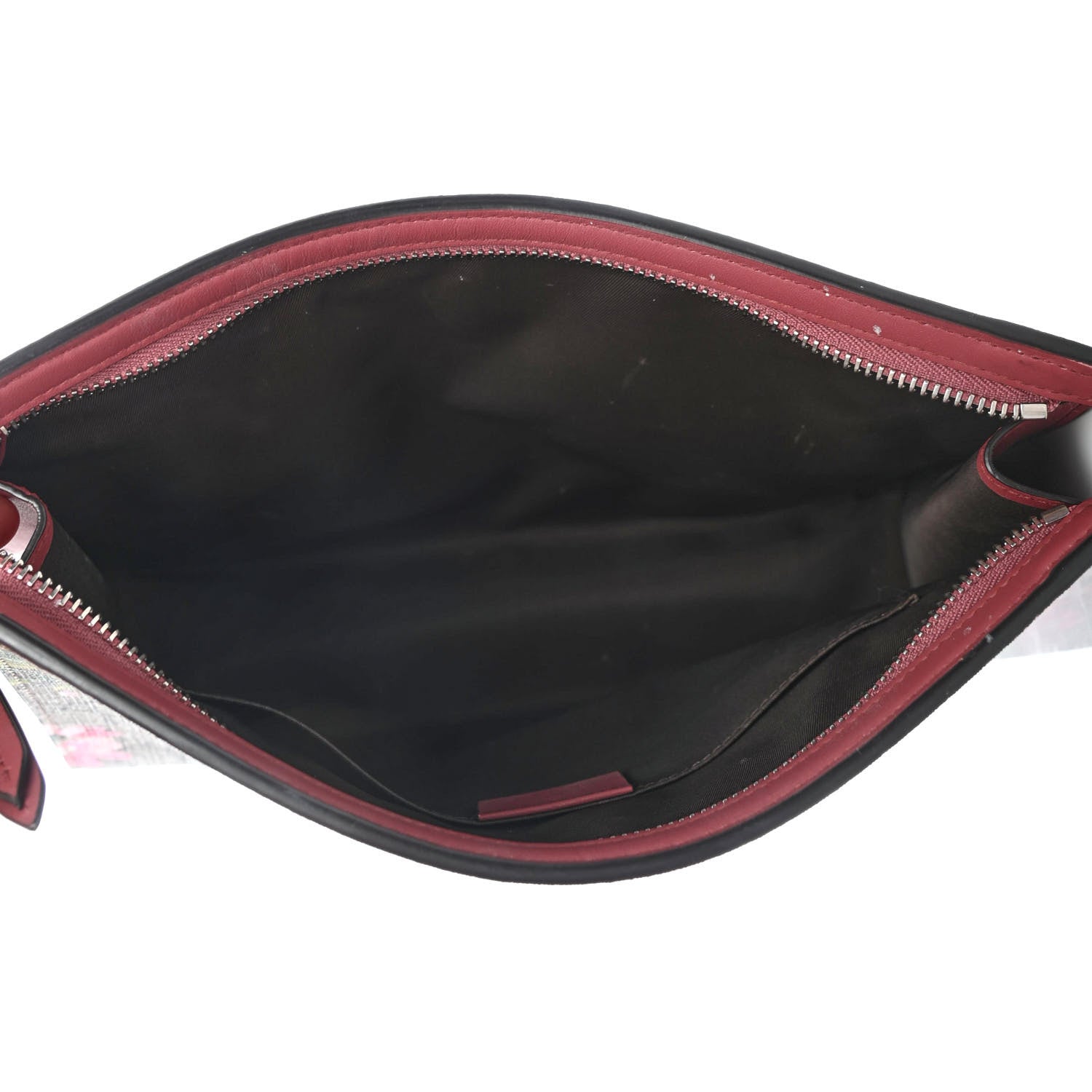Gucci GG Supreme Monogram Blooms Large Cosmetic Case Beige Multicolor Dry Rose 4 of 4